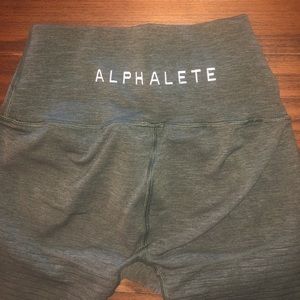 Forest Green Alphalete V2 Revival Leggings